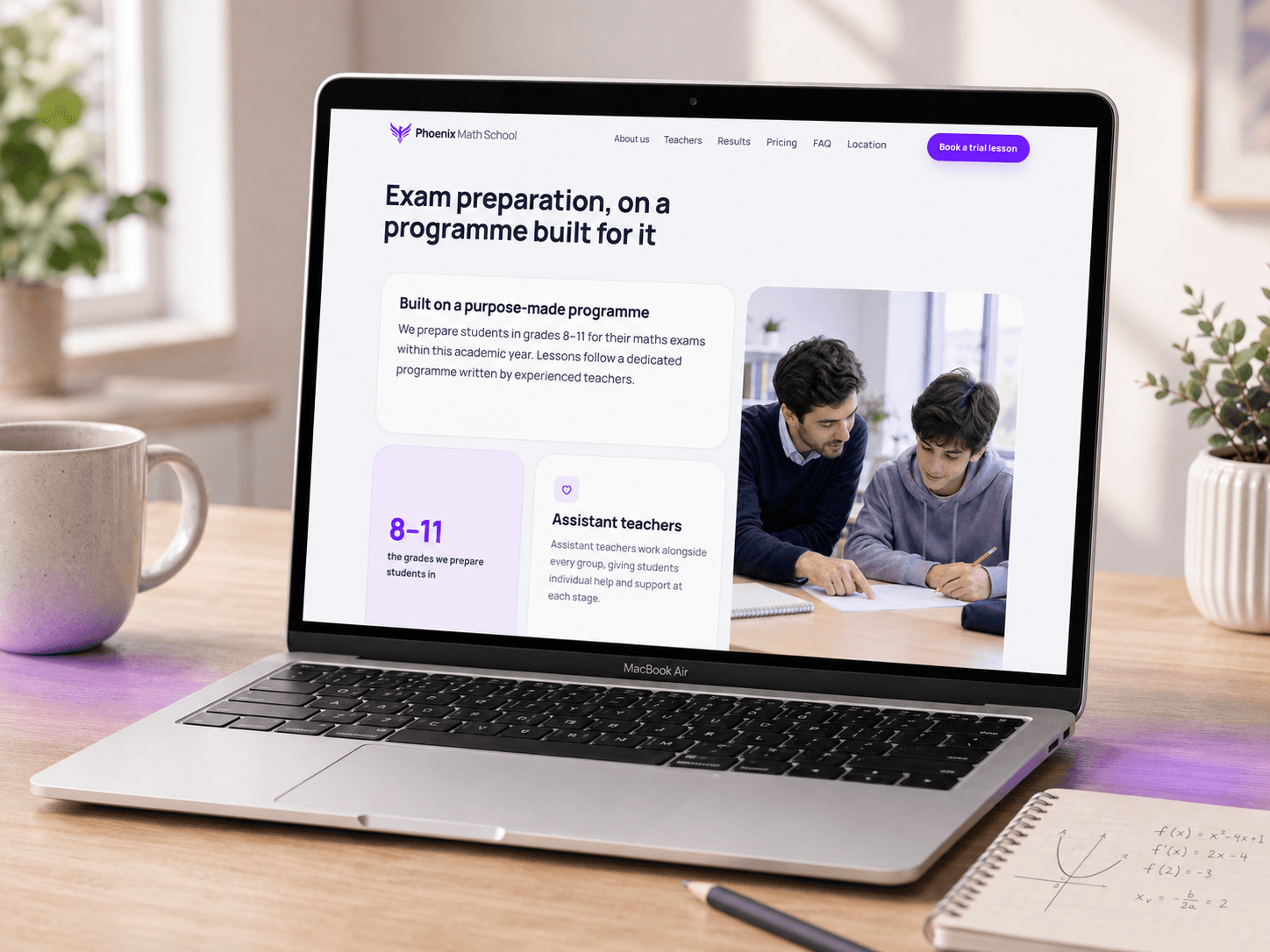 Phoenix Math School — SAT & Maths Preparation Centre Landing Page 2
