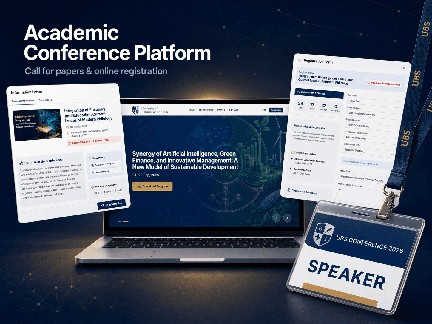UBSU Conference Portal